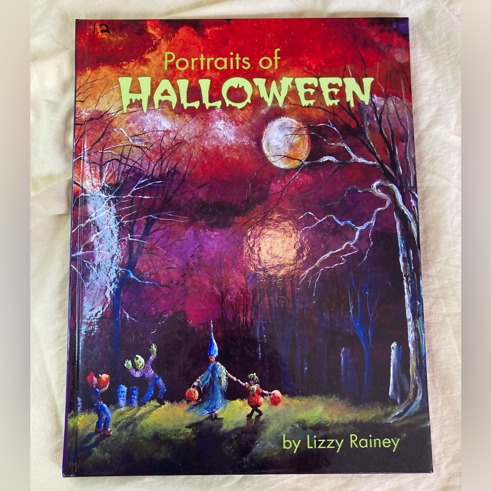 Halloween Book - “ Portraits of Halloween “ by Lizzy Rainey - Beautiful - Hardbk